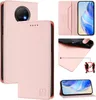 Lederhülle für Xiaomi Redmi Note 9T Hülle Flip Brieftasche Produktbild-Vorschau 1