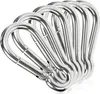 com-four® 6x Karabinerhaken - Premium Karabiner aus Produktbild-Vorschau 1