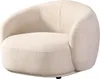 Fauteuil HOME DELUXE CASARA Tissu beige - 99 x 104 x 72 cm Voir les images du produit 1