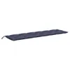 vidaXL Gartenbank-Auflage Marineblau 200x50x7 cm Produktbild-Vorschau 4