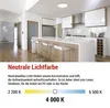 LED-Anbauleuchte FLORI rund, weiß, 18W, neutralweiß Anteprima dell’immagine prodotto