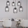 Hängeleuchte, 6-Flammig, Gitter, schwarz, 75 cm Produktbild-Vorschau 10