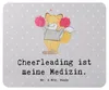 Mr. & Mrs. Panda Mauspad Fuchs Cheerleader - Grau Pastell - Produktbild-Vorschau 1