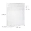 relaxdays 10024527_49 relaxdays Kleiderschrank transparent Náhled obrázku produktu 4