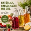 12 Glasflaschen 250 ml mit Bügelverschluss – Kleine Produktbild-Vorschau 5