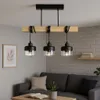 Lampa wisząca MasterLED - 3 światła 50 cm - czarna i Podgląd zdjęcia produktu 4
