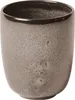 Kaffeebecher - 400 ml - Beige - Grau - Steingut - mit Produktbild-Vorschau 3