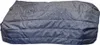 A navy blue quilted horse blanket laid flat against a white background. Produktbild-Vorschau