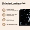 KitchenYeah© Herdabdeckplatte Vogel - Schwarz - Schwarm , Produktbild-Vorschau 6