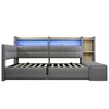 Divano letto Merax Daybett 140x200 cm, divano letto con 2 Anteprima dell’immagine prodotto 10