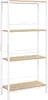 A tall, narrow bookshelf with four shelves. Produktbild-Vorschau