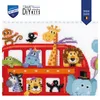 VERVACO Kreuzstich Stickset Baby Geburt Busfahrt Wanddeko Produktbild-Vorschau 3