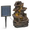 Blumfeldt Messina Fontaine solaire en cascade batterie Voir les images du produit 1
