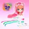 A styling head toy with accessories laid out in front of it, against a pink background. Anteprima dell’immagine prodotto