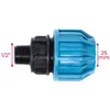 Złącze zaciskowe Jason PP z AG, Ø 25 mm x 1/2 cala - Podgląd zdjęcia produktu 8