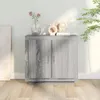 vidaXL Sideboard Grau Sonoma 80x40x75 cm Holzwerkstoff Produktbild-Vorschau 3