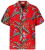 Paradise Found Hawaiihemd Tom Selleck "Jungle Bird" in Rot Produktbild-Vorschau 4