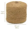 Creative Deco 300m Jute Koord Natuurlijk, 2-3 mm Dikte Productafbeelding-voorbeeld 2