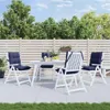 vidaXL Niedriglehner-Auflagen 4 Stk. Marineblau Produktbild-Vorschau 2