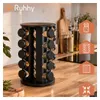 Ruhhy 27704 Lot de 20 pots à épices sur support pivotant à Voir les images du produit 13