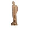 A cardboard cutout of a person standing. Produktbild-Vorschau
