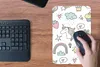 MuchoWow® Mauspad Mousepad Schnittmuster - Einhorn - Kinder Produktbild-Vorschau 4