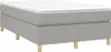 vidaXL Boxspringbettgestell Hellgrau 120x200 cm Stoff Produktbild-Vorschau 1