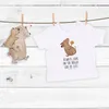 Mr. & Mrs. Panda  T-Shirt Hund Keks 0. - 6. Monat - Weiß - Produktbild-Vorschau 2