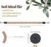 Držák na ručníky HENNEZ - pevné uchycení bez vrtání díky Náhled obrázku produktu 3
