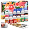 TITLE Colozoo Textilfarbe Set waschmaschinenfest – 14x20ml Produktbild-Vorschau 1
