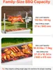 SucceBuy Drehspießgrill 38 W Holzkohlegrill (94 cm Produktbild-Vorschau 3