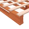 The Living Store Palettenbett Wachsbraun 140x200 cm Produktbild-Vorschau 7