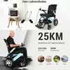 Elektrorollstuhl Elektrisch Faltbar Leicht bis 150KG, Produktbild-Vorschau 10