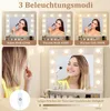 COSTWAY toaletka toaletka z diodami LED, regulowana Podgląd zdjęcia produktu 5