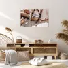 Bild auf Leinwand - Leinwandbild - 3 Teile - Sand Frau Produktbild-Vorschau 7