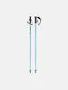 A pair of blue ski poles with black grips against a white background. Anteprima dell’immagine prodotto