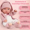 Babypuppe mit Trage – 30,5 cm – Rosa – Spielset für Produktbild-Vorschau 3