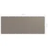 vidaXL Balkon-Sichtschutz Taupe 120x300 cm Oxford-Gewebe -  Produktbild-Vorschau 6