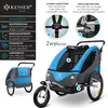 KESSER® Kinderanhänger Fahrradanhänger 360° Drehbar mit Produktbild-Vorschau 2