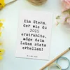 Mr. & Mrs. Panda Postkarte Spruch 2019 Geburtstag Stern - Produktbild-Vorschau 2