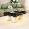 Merax Table basse en forme de nuage 95x62,5x32cm, table LED Voir les images du produit 5