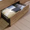 MODFU Doppelbett Bettgestell 180x200 cm mit LED-Downlights Produktbild-Vorschau 9