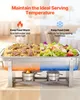 VEVOR rechteckiger Chafing Dish Set 8,5 L Speisenwärmer (2 Produktbild-Vorschau 2
