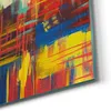 DEQORI Hybrid Leinwand Bild 50x50 cm 'Feuerwerk der Farben' Produktbild-Vorschau 5