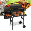 Izrielar Holzkohlegrill, Schwarz Grillstation auf Rollen Produktbild-Vorschau 11