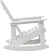 vidaXL Adirondack-Schaukelstuhl Weiß 92 x 73,5 x 92 cm HDPE Produktbild-Vorschau 5