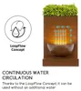 blumfeldt Windflower fontána, 11 W, 750 l/h, LED pás, Náhled obrázku produktu 5