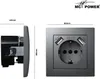 Schutzkontakt-Steckdose mit 2x USB McPower ''Flair'', 250V, Produktbild-Vorschau 3