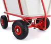 Bollerwagen Holz Handwagen Transportwagen Transportkarre 150kg Rot Top Qualität! – Produktansicht 4 Produktbild-Vorschau