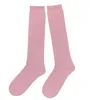 Kinder Kniestrümpfe aus Baumwolle Pastell Rosa Größe 39-42 Produktbild-Vorschau 1
